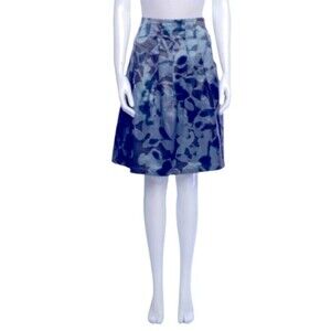 ETRO $2000 Printed Knee-Length Skirt With Pockets. IT 44, US 10. Abstract print